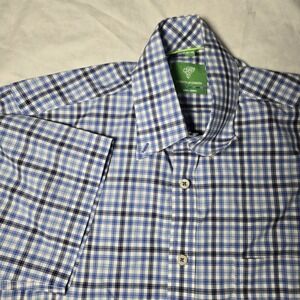 Forsyth of Canada Shirt Non Iron Button Up Short Sleeve Medium‎